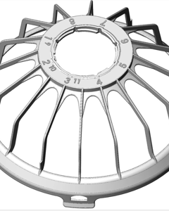 Grille 16-arm white f/FXB360 add. fixations